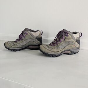 Merrell Women's Hiking Shoes - Gray and Purple